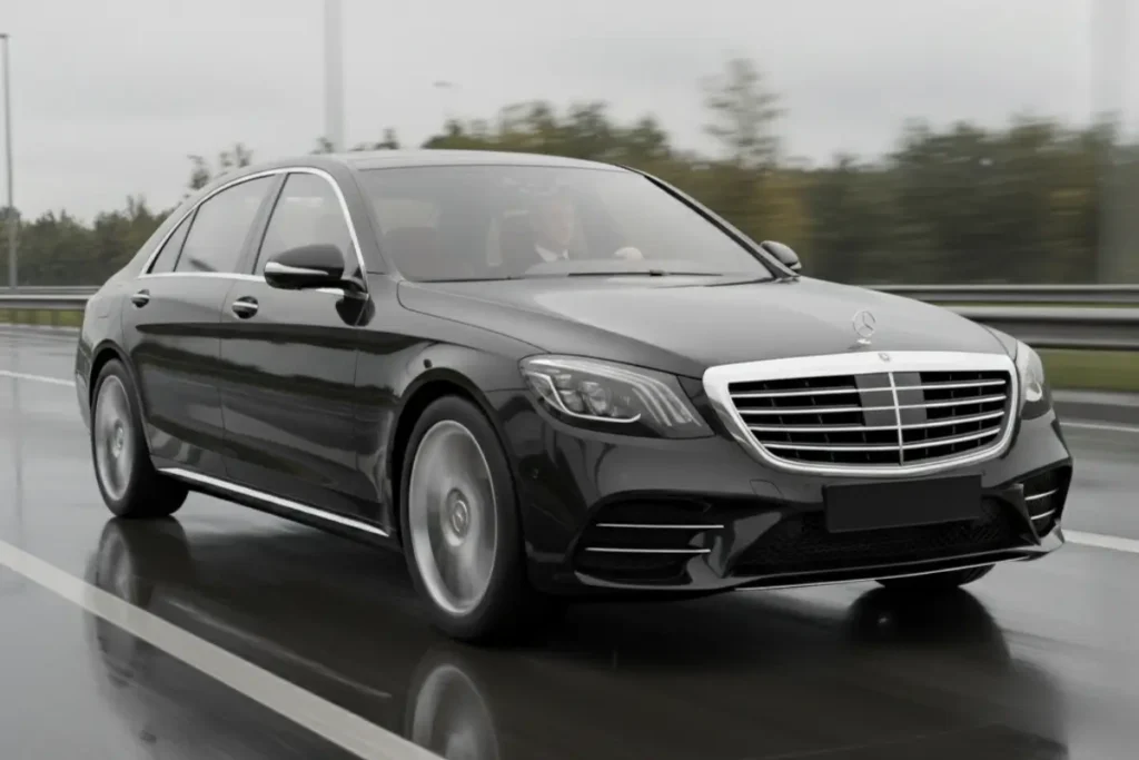 s class black sedan (3)
