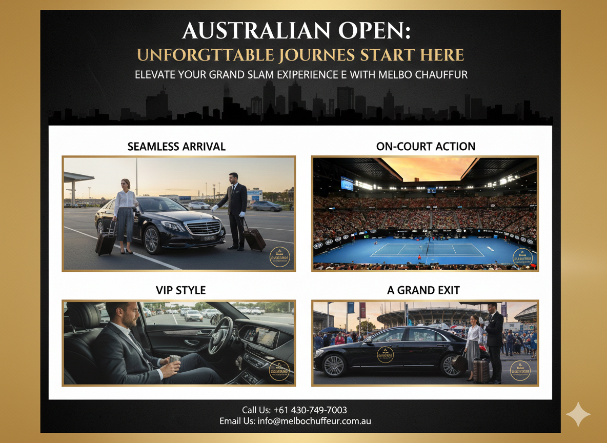 Melbo Chauffeur for the Australian Open