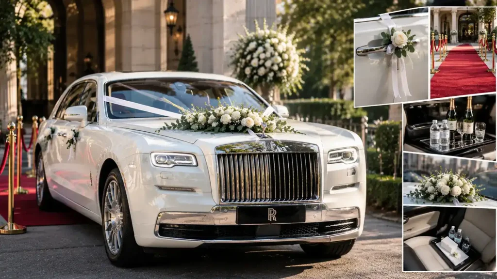 Decorations and Extras Luxury Wedding Car Hire Melbourne