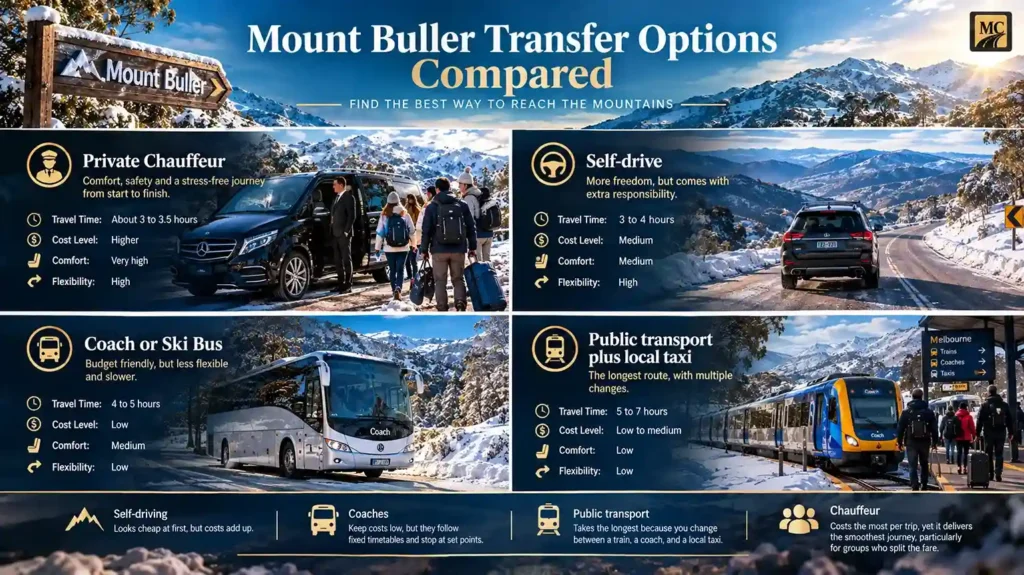 Mount Buller Transfer Options Compared